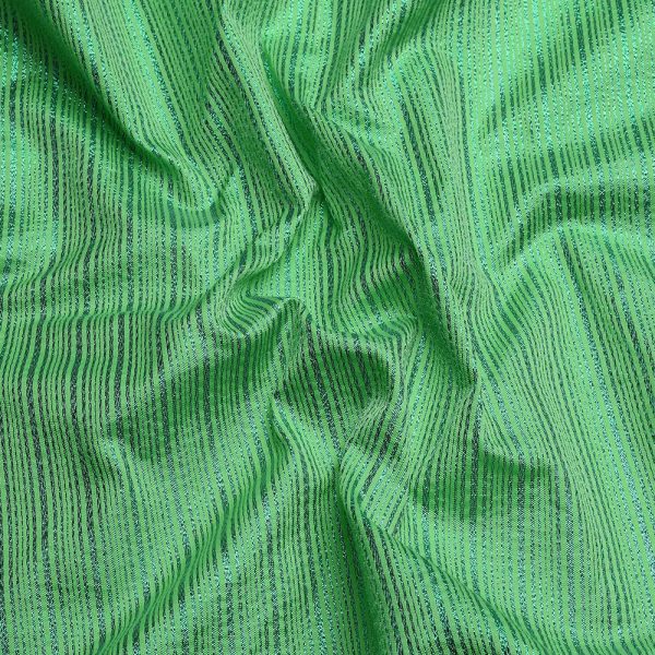 Tecido Lurex Ondas Verde 207 - Image 2